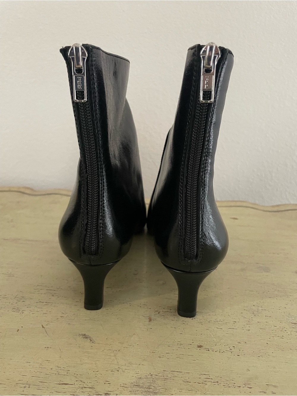 Madewell The Dimes Kitten-Heel Boot in True Black Size 7.5 M $218 NNO26 - Picture 8 of 10